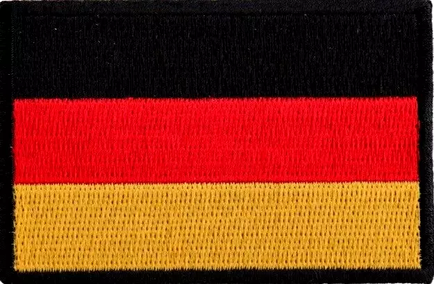 Germany Flag Patch German Embroidered Iron Sew On souvenir EU