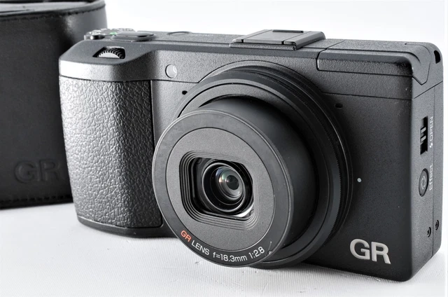 [Near MINT] RICOH GR 16.2MP DIGITAL COMPACT CAMERA BLACK NON WIFI From JAPAN