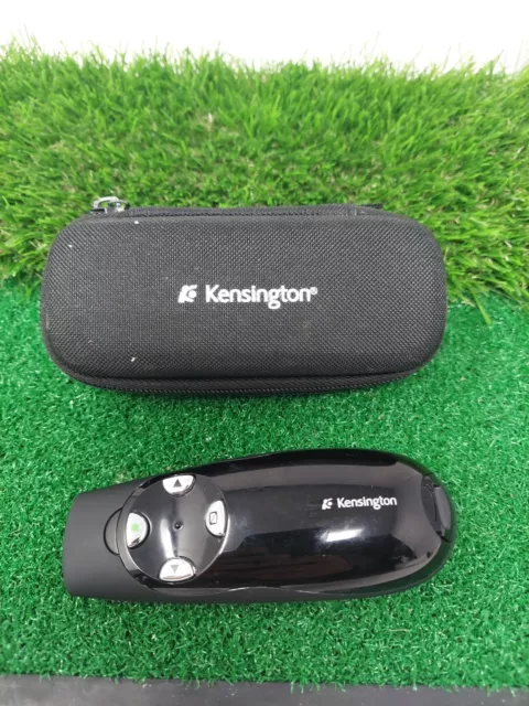 Kensington Expert Wireless Presenter with Green Laser Pointer and Case