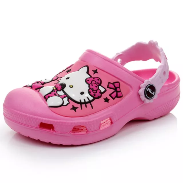 Kid's Toddler's Girl's 3D Hello Kitty Clogs Sandals **USA shipping**