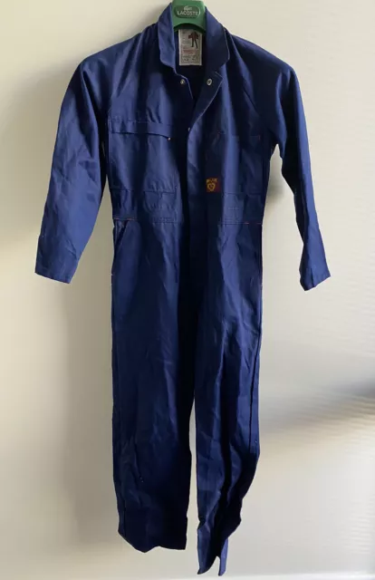 King Gee navy overalls 76R