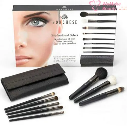 Borghese Professional Select 9 Piece Brush Set New In Box