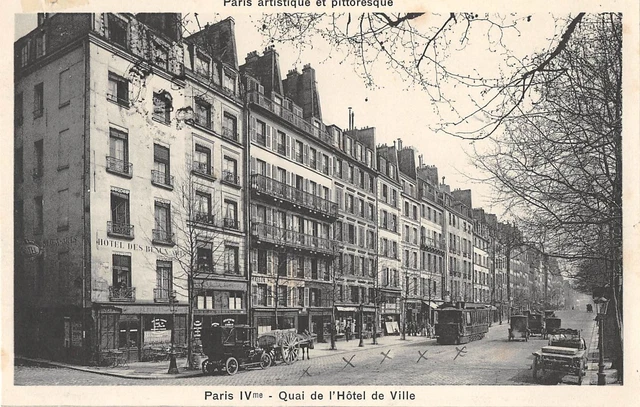 CPA 75 PARIS IVe QUAI DE L'HOTEL DE VILLE (cpa not common