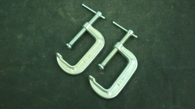 Lot of 2 Adjustable #1420 - 2" C-Clamps New Unused