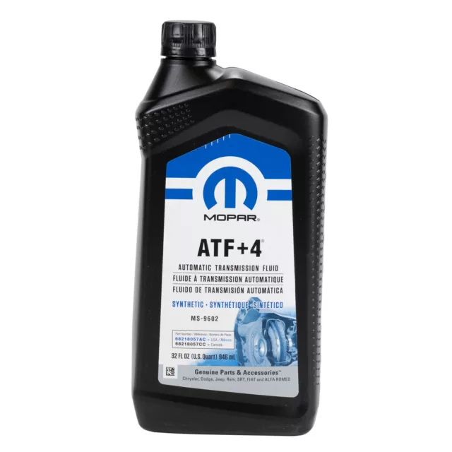 Mopar Atf + 4 Huile de Transmission Automatique Huile Chrysler MS-9602 0,946L