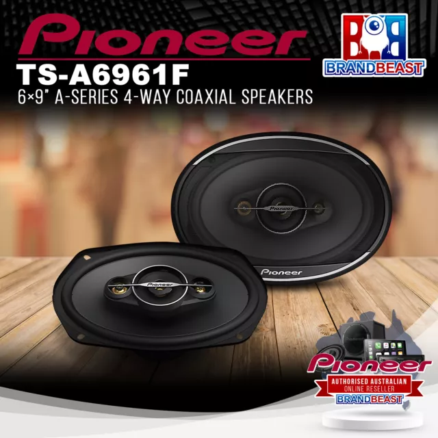 Pioneer TS-A6961F 6×9” A-Series 4-Way Coaxial Speakers