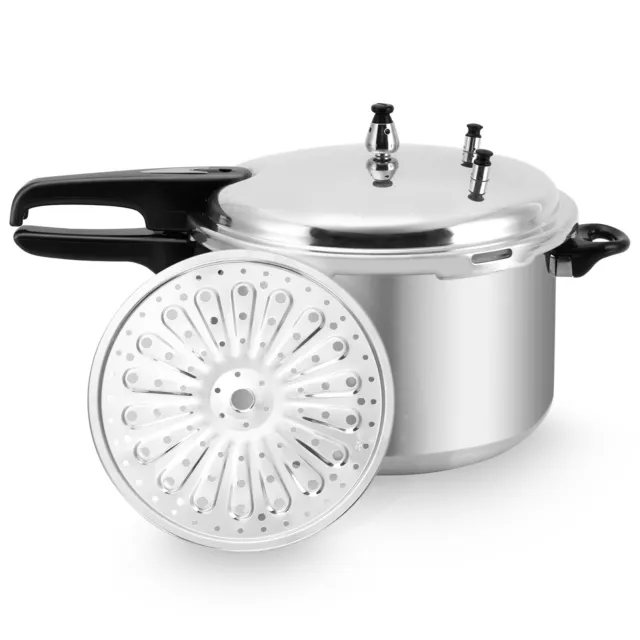 Gastop Pressure Cooker 11L Aluminum Pressure Canner Steaming with Cooking Rack