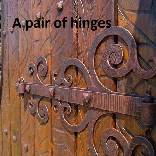 Decorative Vintage Rustic Hinges Barn Gate Strap
