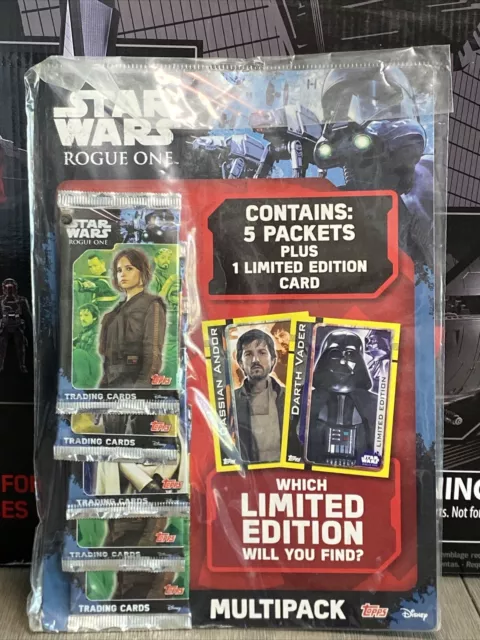 2016 Topps Star Wars Rogue One Multipack Card Packs New RARE Sealed