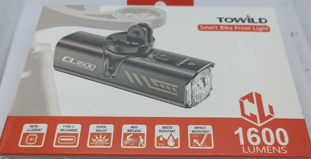 Toptrek Luce Anteriore Per Bicicletta – USB Type-C, Impermeabile IPX5, Fari Anteriori Potenti - 4