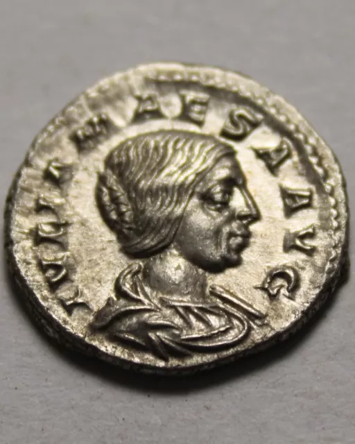 JULIA MAESA Elagbalus Grandmother Rare ancient Silver Roman Coin Pudicitia 2