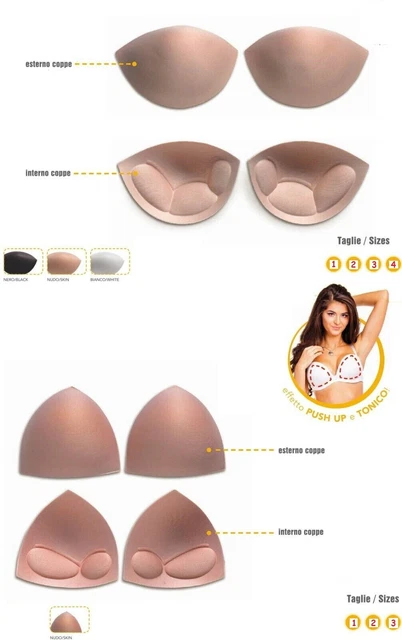 Coppe Adesive Push Up Per Reggiseno - Riutilizzabili, Imbottitura Seno Per Bikini E Abiti Da Sera - Foto 6