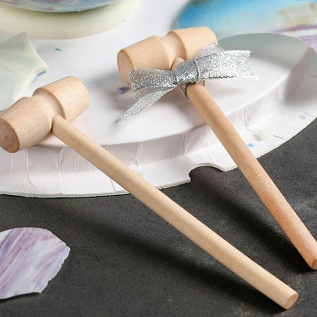 1 pz mini palla per martello in legno giocattolo di ricambio libbre legno martelli bambini M8F2