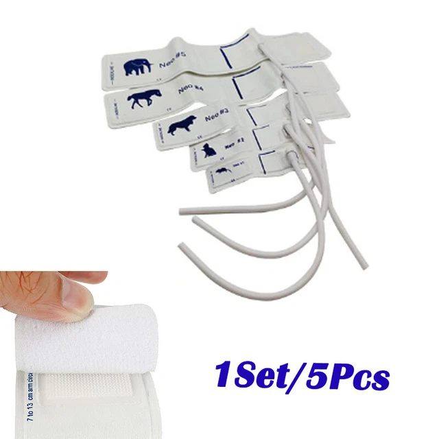 1Set Animals Disposable Cuffs Sphygmomanometer Cuffs Non-Woven Mouse Cat Horse