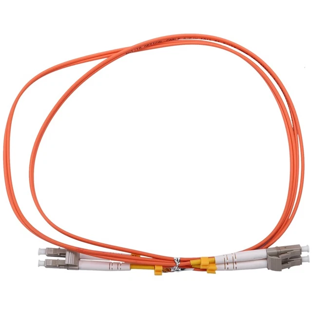 1M Cable Duplex Multimode LC-LC LC To LC Fiber Optic Optical Patch Cord U9C8
