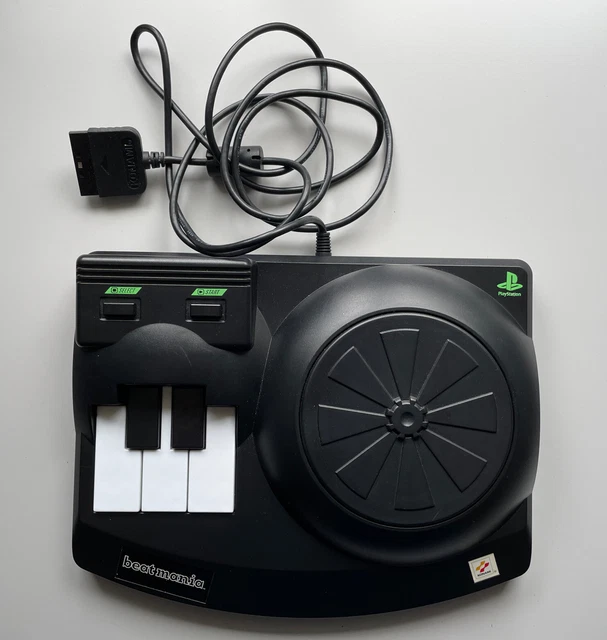 PS1 *RARE* Konami Beatmania Turntable Conotroller Keyboard DJ PlayStation 1 One