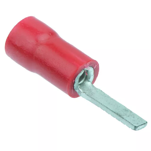 50 x Red 9mm Blade Terminal Crimp Connector