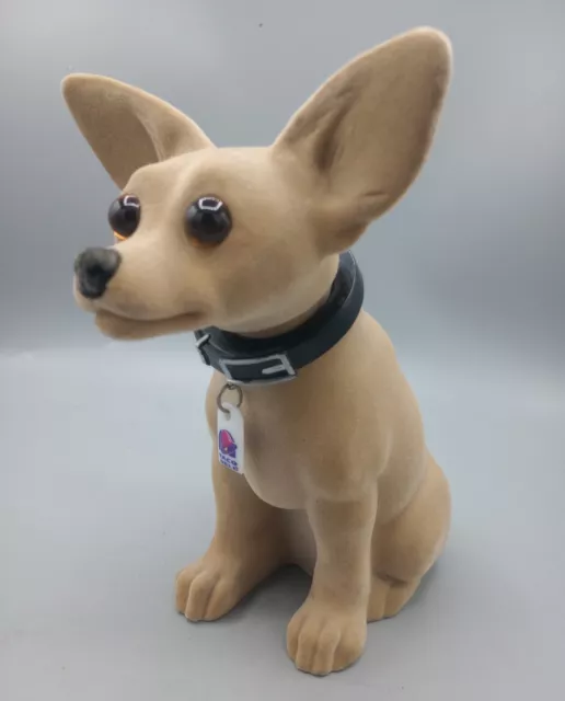 Vtg 90 1998 Taco Bell Chihuahua Dog Head Bobber Figurine Marketing Advertisement 3