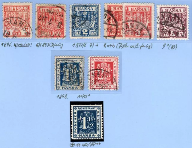 DEUTSCHE STADTPOST POSEN kl. Lot HANSA ex 4-12 ° CITY MAIL POZNAN POCZTA MIEJSKA