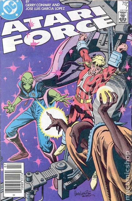 Atari Force #7 NM 1984 Stock Image