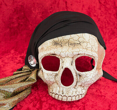 Pirate With Bandana - Skull - Mask Venice Tête De Death - 1577 V20 2