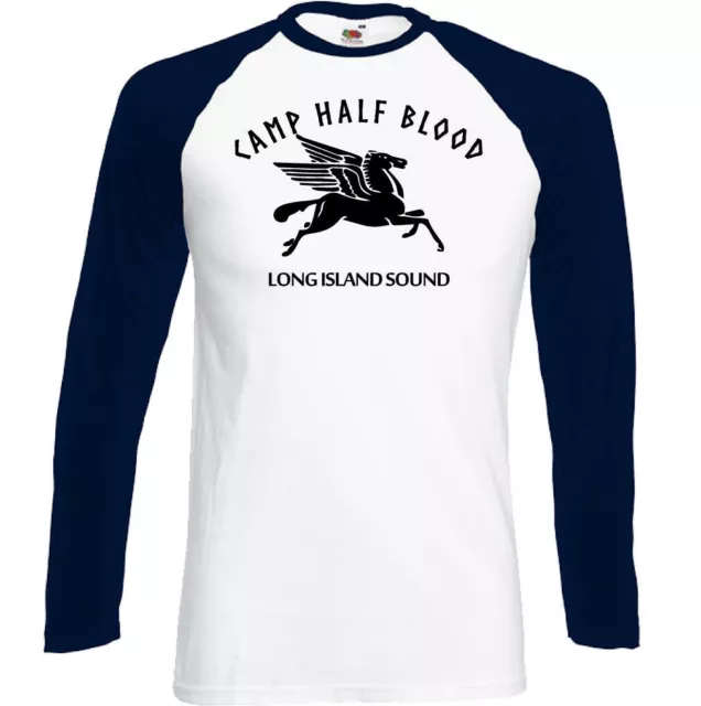 Camp Half Blood Divertente da Uomo Percy & Il Fulmine Thief T-Shirt Film Ventola