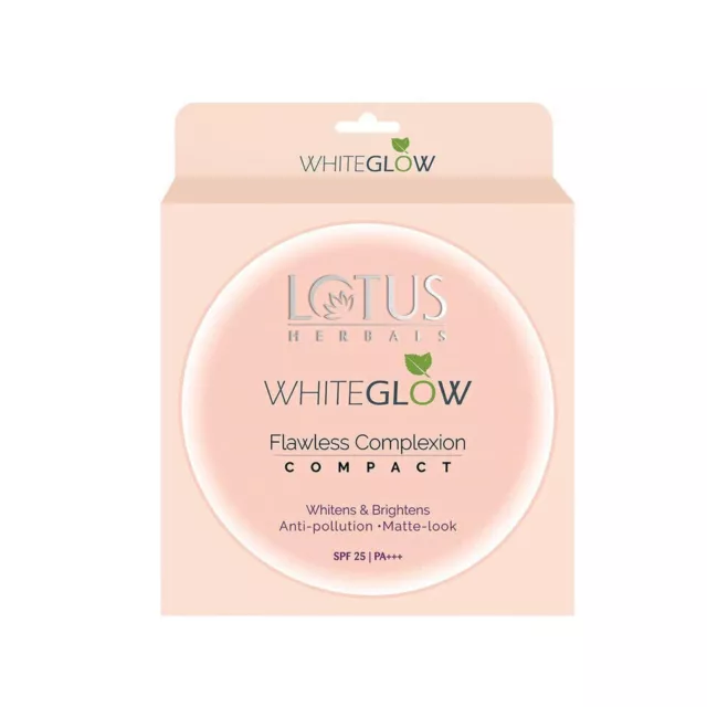 @ Lotus Herbals SPF 25 Whiteglow Flawless Compact Adapté Pour Usage Quotidien