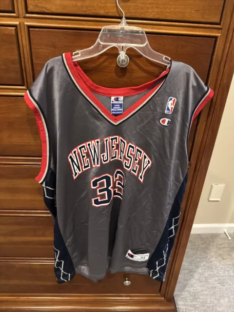 90's Stephon Marbury New Jersey Nets Champion NBA Jersey Size 52