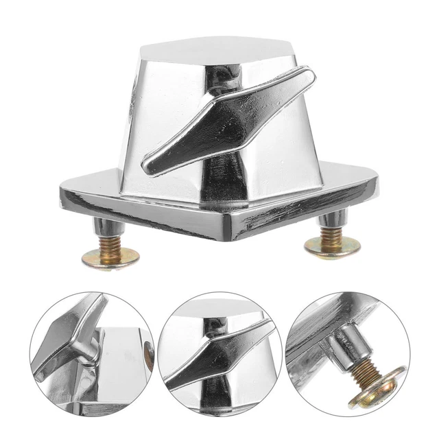 Support Pied De Tom Au Sol SHOWERORO - Accessoire Batterie Alliage Réglable Précis Pour Tambour