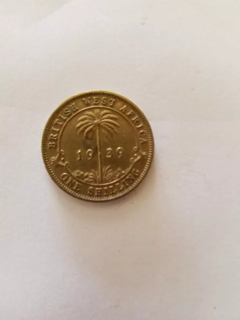 1939 British West Africa One Shilling (1 Shilling)
