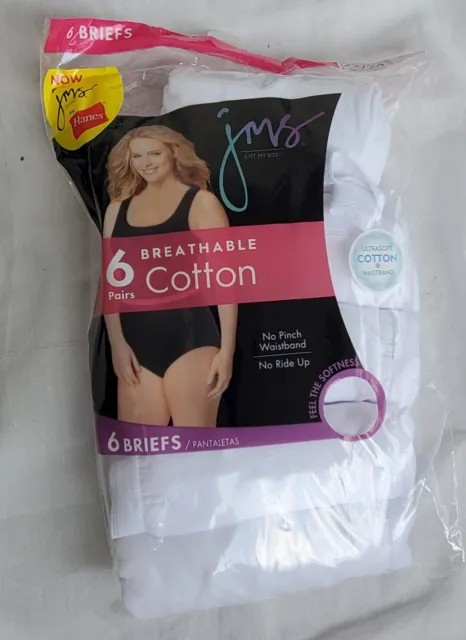 Just My Size Briefs 10-Pack Underwear JMS Cotton Tagless Assorted Colors sz  9-13
