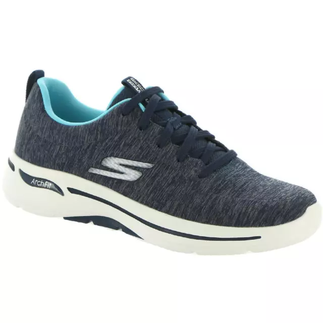 Skechers Womens Moon Shadows Navy Running Shoes 9.5 Medium (B,M) BHFO 8411