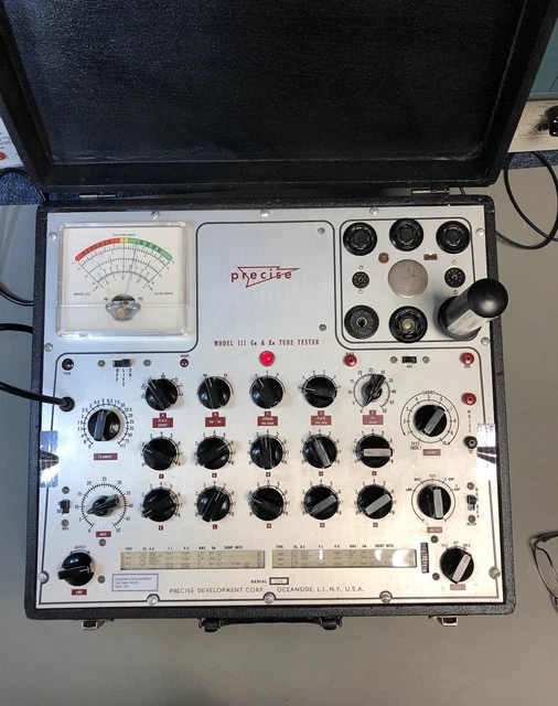 Precise 111 Mutual Conductance and EM Tube Tester