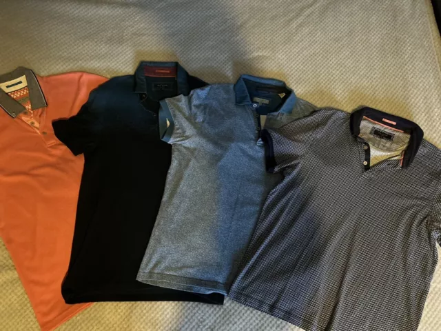 mens ted baker polo shirt  Bundle, Size Medium.