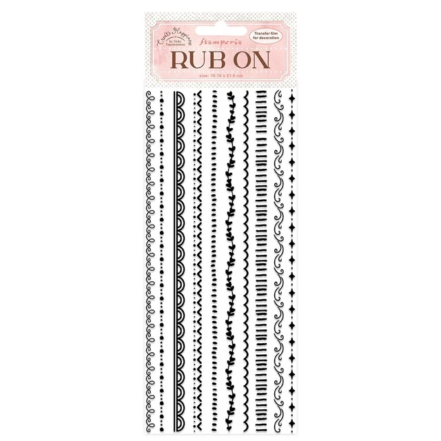Create Happiness Reib-On 4""x8,5""-Rand/Schwarz - DFLRB01