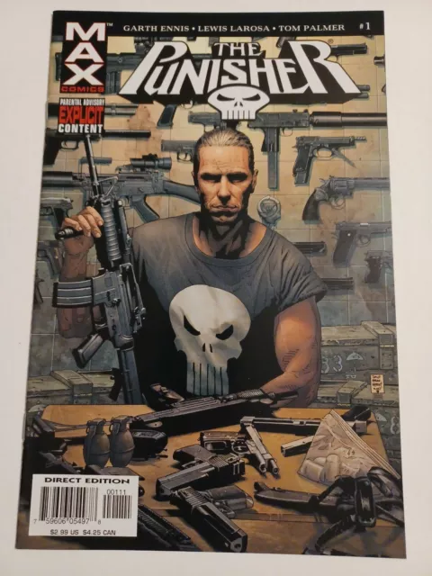 Punisher #1 Comic Book Garth Ennis Tim Bradstreet Cover - Marvel Knights Pics!