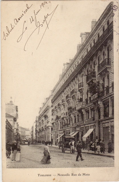 CPA -31-  TOULOUSE - Nouvelle rue de Metz.