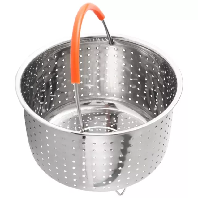Stainless Steel 304 Steamer Basket With Silicone Feet for Pressure Cooker  Accessories with Instant Pot Kitchen Food Strainer