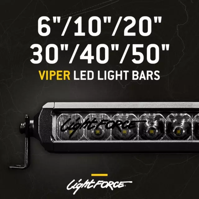 Lightforce Viper 6" 10" 20" 30" 40" 50" Single Row Led Light Bar