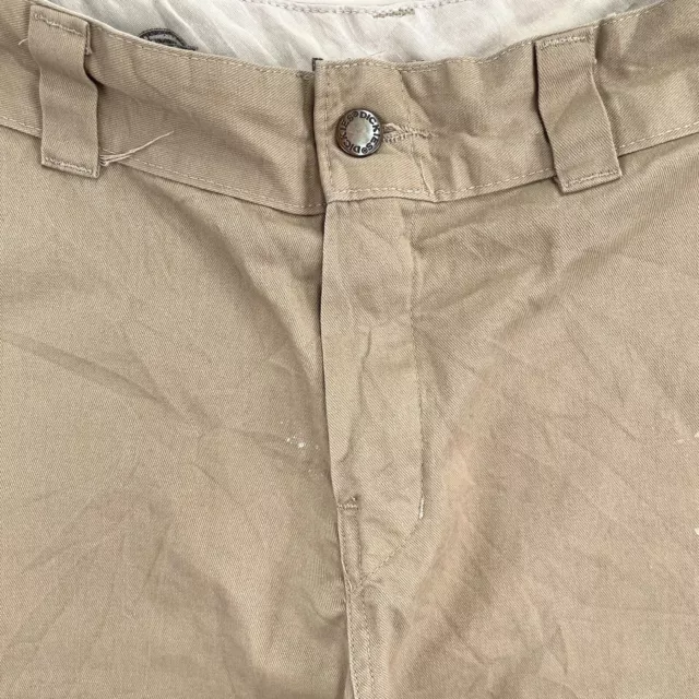 Dickies Mens  Relaxed Fit Beige Workwear Cargo Shorts Size  W32 3