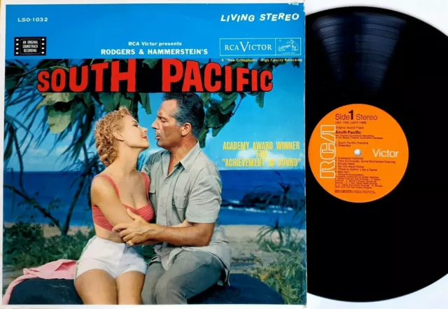 Rodgers & Hammerstein's South Pacific Original Soundtrack LP RCA Victor LSO-1032