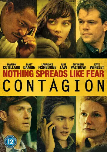 Contagion (2012) Matt Damon Soderbergh NEW DVD Region 2