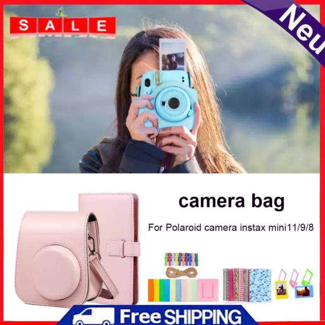 5 in 1 Carrying Case Accessories Pack Portable for Fujifilm Instax Mini 11/9/8