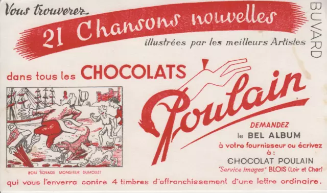 Buvard  *Chocolats Poulain*