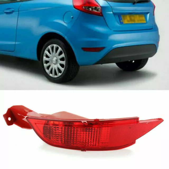 Gauche Rouge Réflecteur Pare-chocs Arrière pour Ford Fiesta MK7 2008-2012 MS