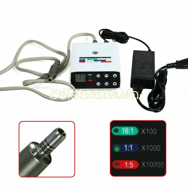 Dental LED Brushless Electric motor Internal Spray Compatible 1:1/16:1/1:5 dxo