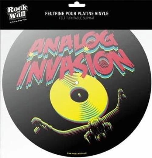 Tappetino Antistatico Per Giradischi - In Feltro, Design Rock, Made In Europe - Foto 8