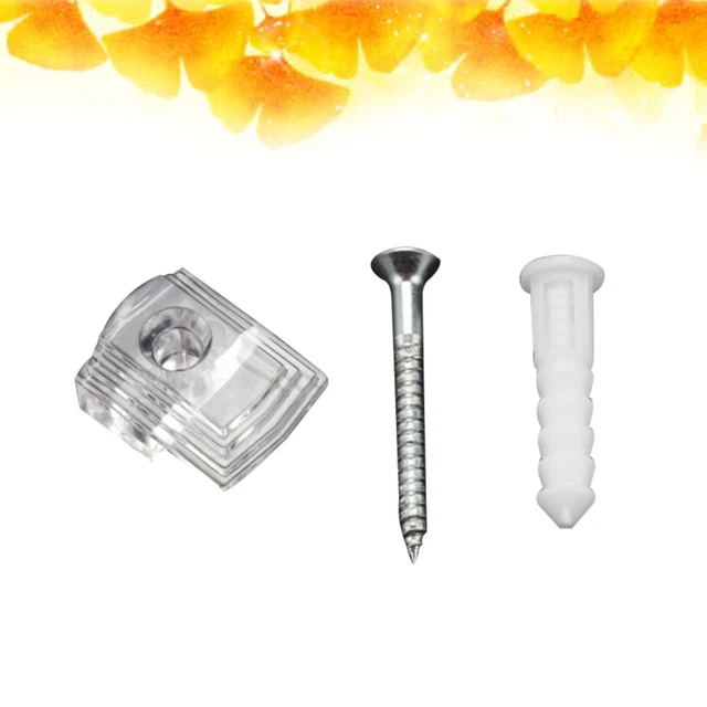 24pcs Mirror Hanging Kit for Wall Mirror Holder Clips
