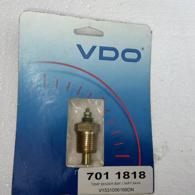 VDO 701 1818 Oil Temperature Sender-1.5 npt, 300 Max Degrees