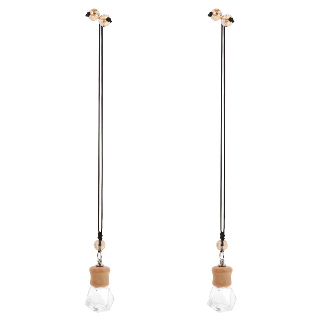 2 Pcs Duftzerstäuber Fürs Auto Parfümflasche Air Freshener Anhänger